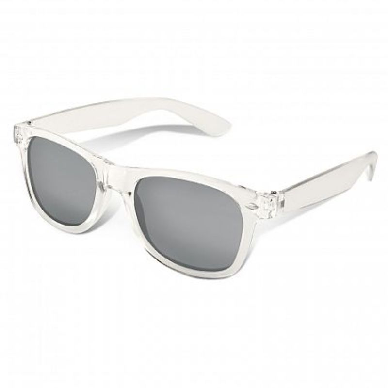 Malibu Premium Sunglasses - Mirror Lens Clear / Silver (Set of 30)
