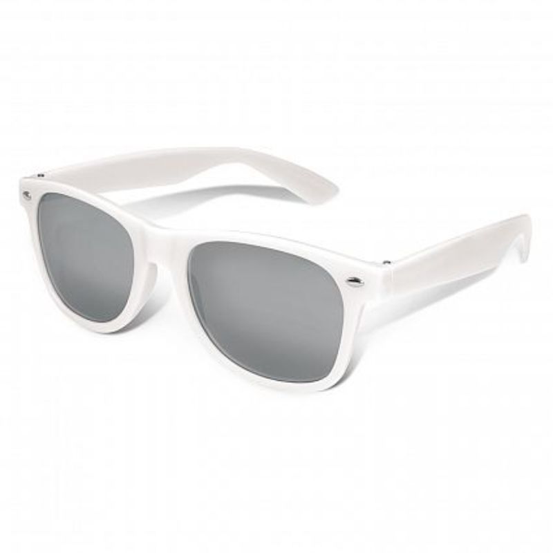Malibu Premium Sunglasses - Mirror Lens White / Silver (Set of 30)