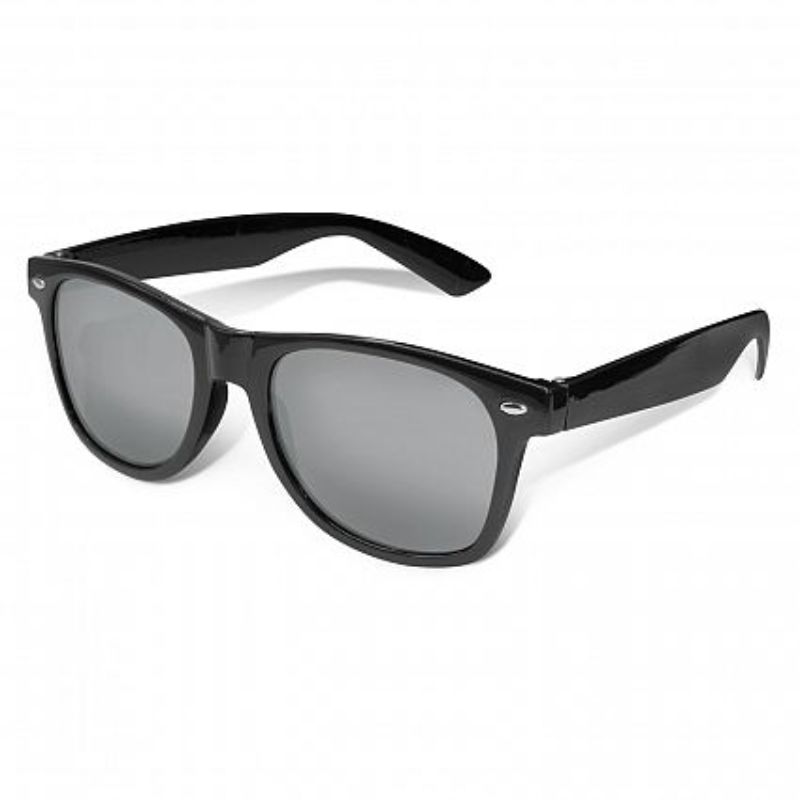 Malibu Premium Sunglasses - Mirror Lens Black / Silver (Set of 30)