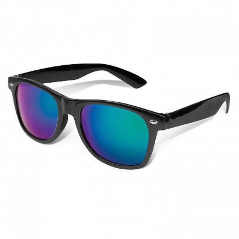 Malibu Premium Sunglasses - Mirror Lens Black / Green (Set of 30)