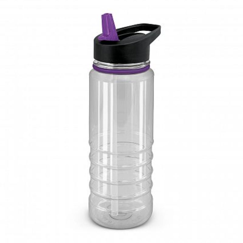 Triton Elite Bottle - Clear / Purple (Set of 12)
