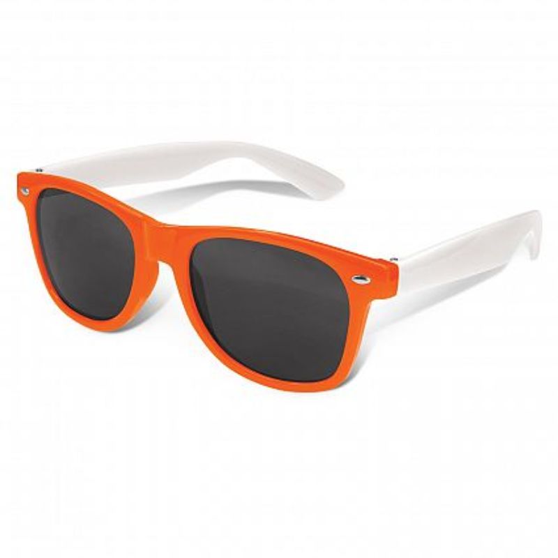 Malibu Premium Sunglasses - Orange White Arms (Set of 30)