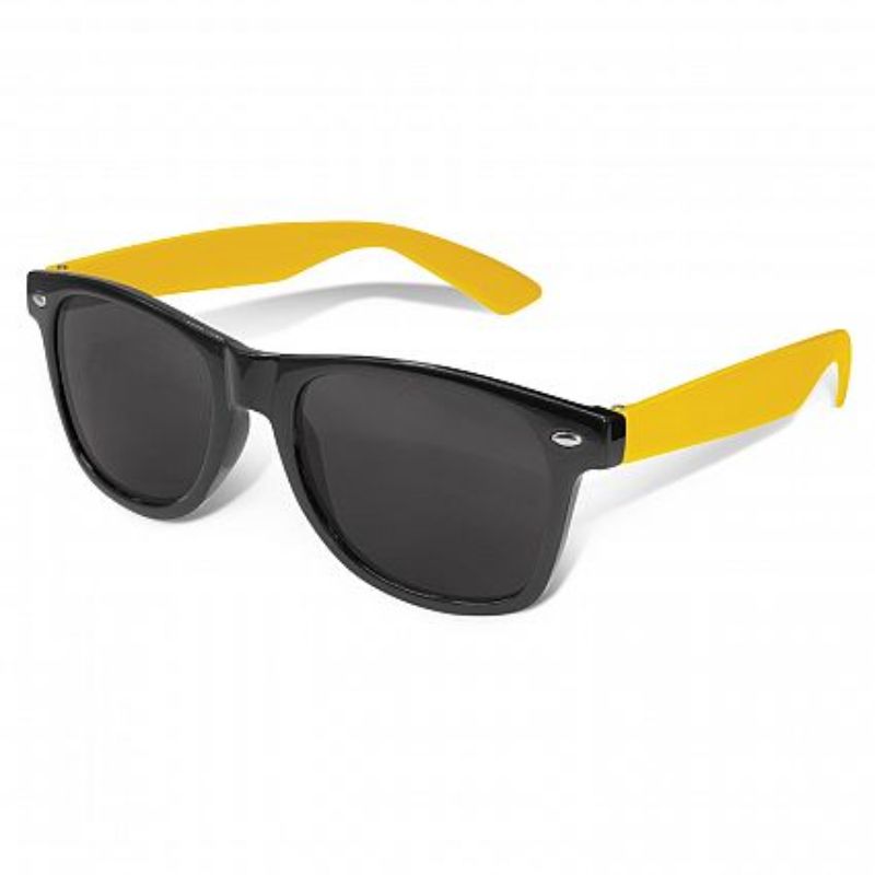 Malibu Premium Sunglasses - Black / Yellow (Set of 30)