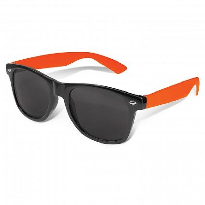 Malibu Premium Sunglasses - Black / Orange (Set of 30)