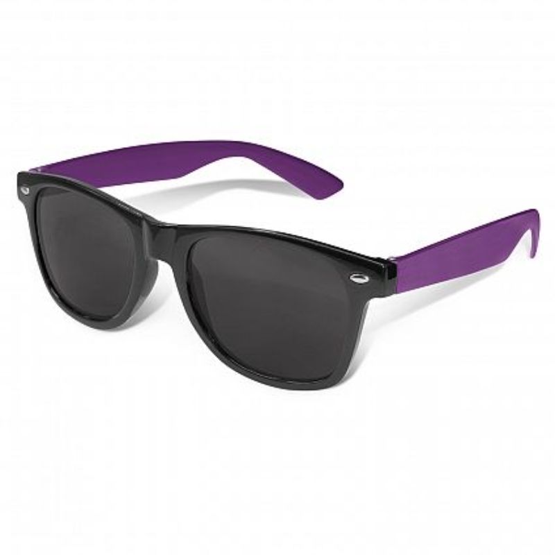 Malibu Premium Sunglasses - Black / Purple (Set of 30)