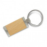 Albion Key Ring - Natural / Silver (Set of 30)