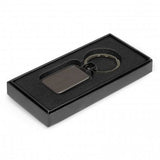 Astina Key Ring - Gunmetal / Black (Set of 30)