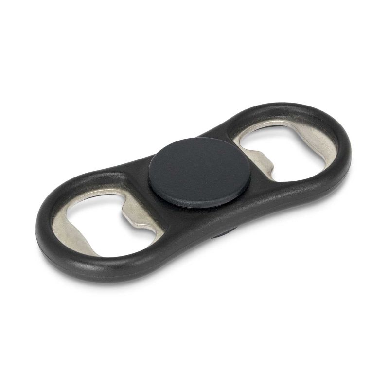 Spinner Bottle Opener - Black (Set of 30)