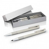 Lamy Logo Pen and Pencil Set (Brushes Silver)