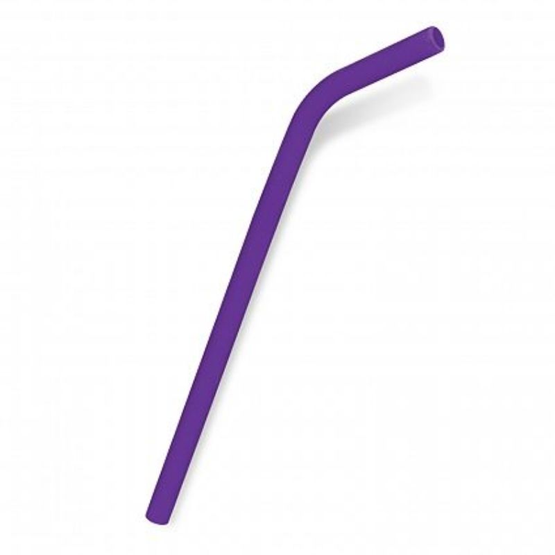 Silicone Straw - Purple (Set of 30)