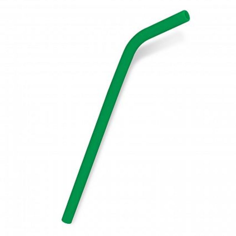 Silicone Straw - Kelly Green (Set of 30)