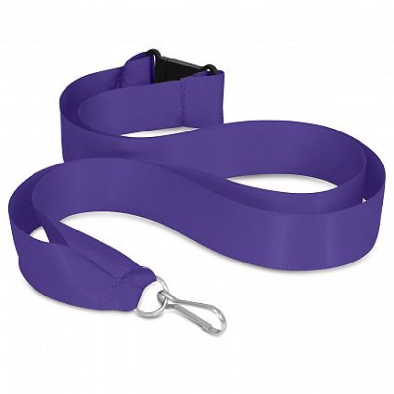 Ribbon Lanyard - Purple (Set of 50)