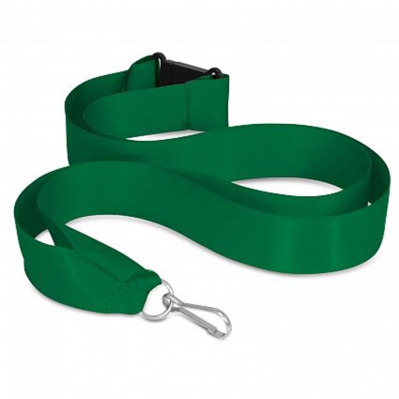Ribbon Lanyard - Dark Green (Set of 50)
