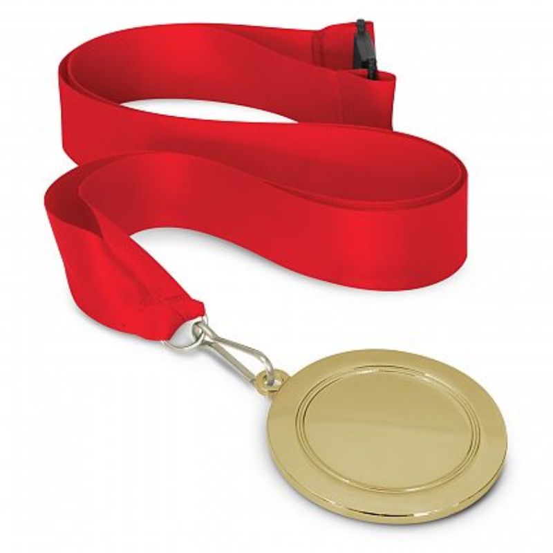 Podium Gold Medal - 65mm Red (Set of 12)