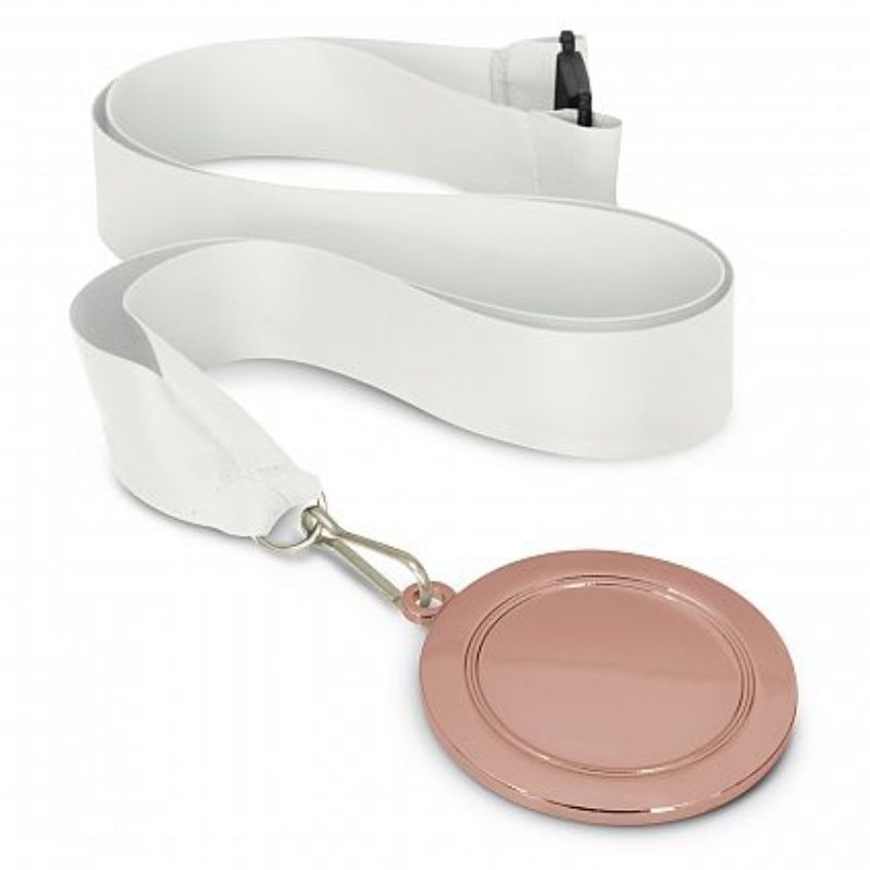 Podium Bronze Medal - 65mm White (Set of 12)