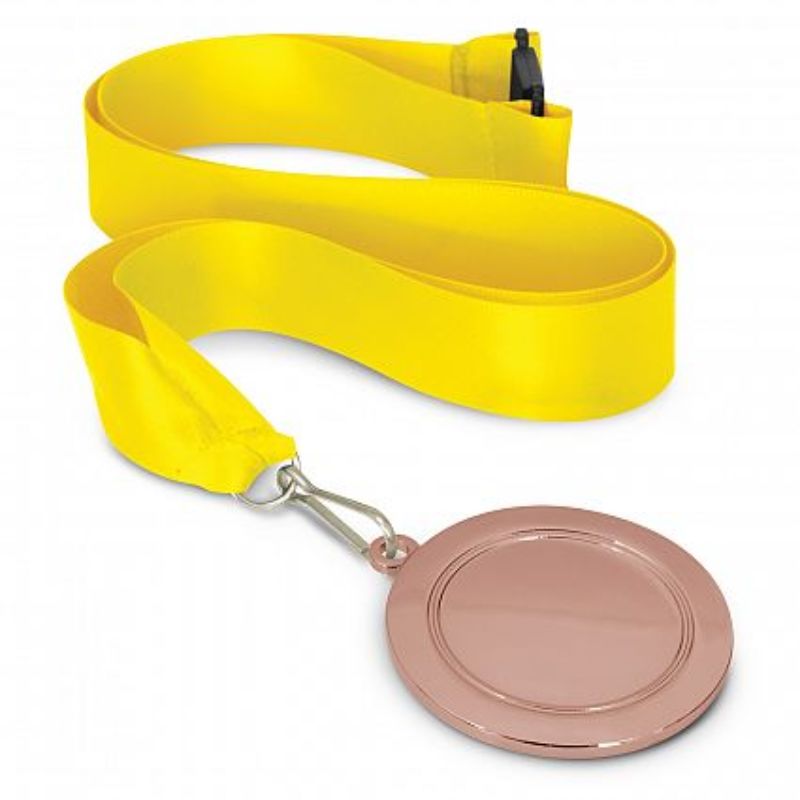Podium Bronze Medal - 65mm Yellow (Set of 12)