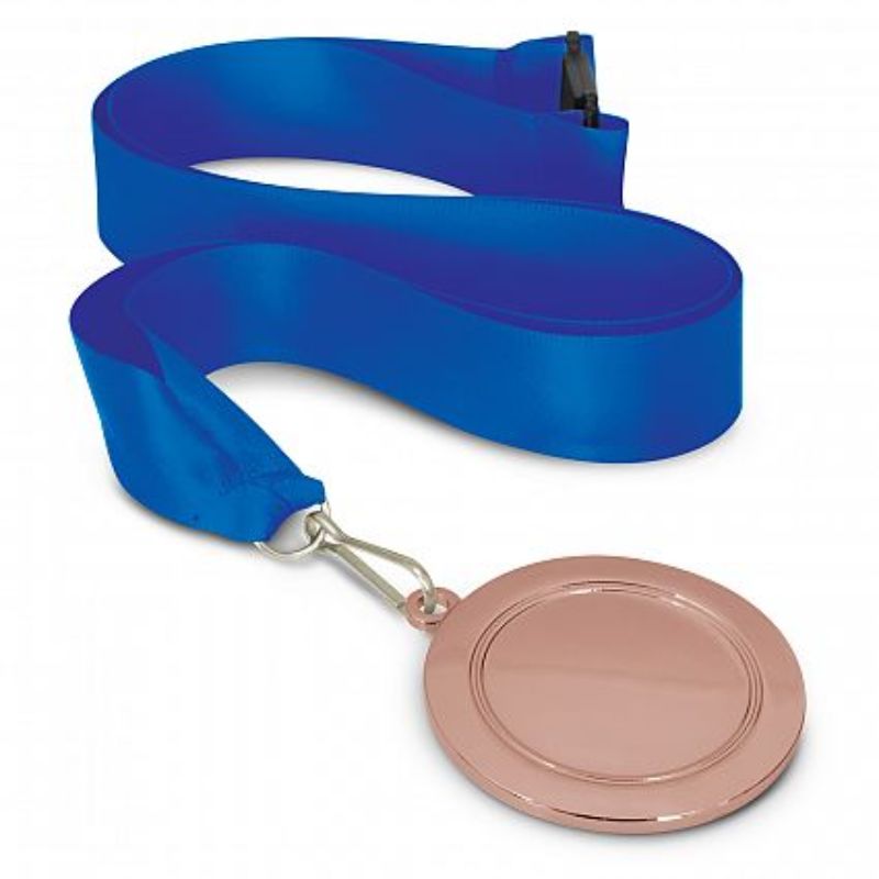 Podium Bronze Medal - 65mm Dark Blue (Set of 12)