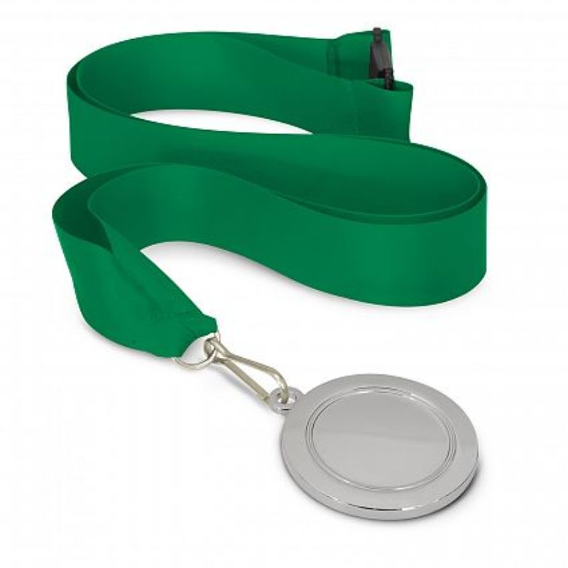 Podium Silver Medal - 50mm Dark Green (Set of 12)
