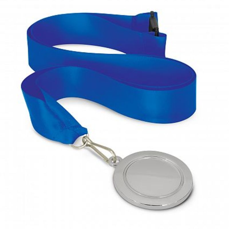 Podium Silver Medal - 50mm Dark Blue (Set of 12)