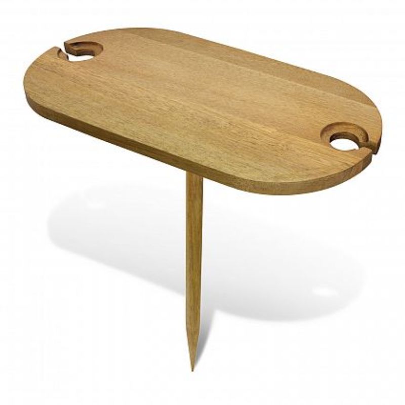 Outdoor Wine Table - 40.7cm (Natural)