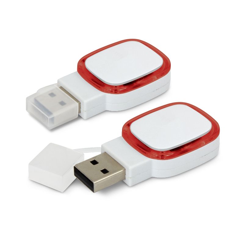 Zodiac Flash Drive - White / Red (Set of 6)