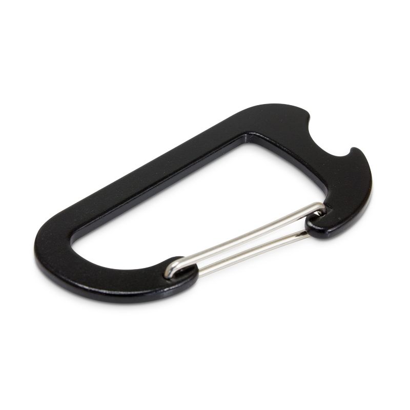 Carabiner Bottle Opener - Black (Set of 50)