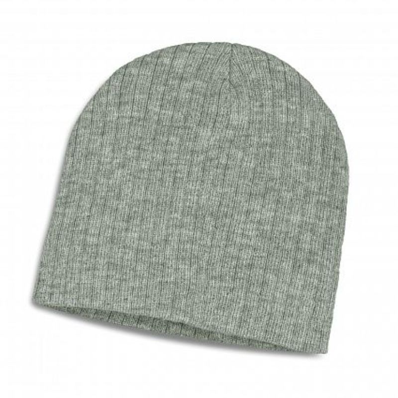 Nebraska Heather Cable Knit Beanie - Light Grey (Set of 12)