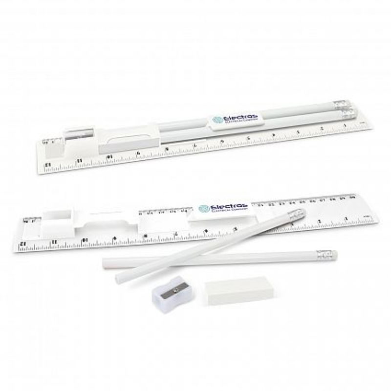 Stationery Set - White (Set of 30)
