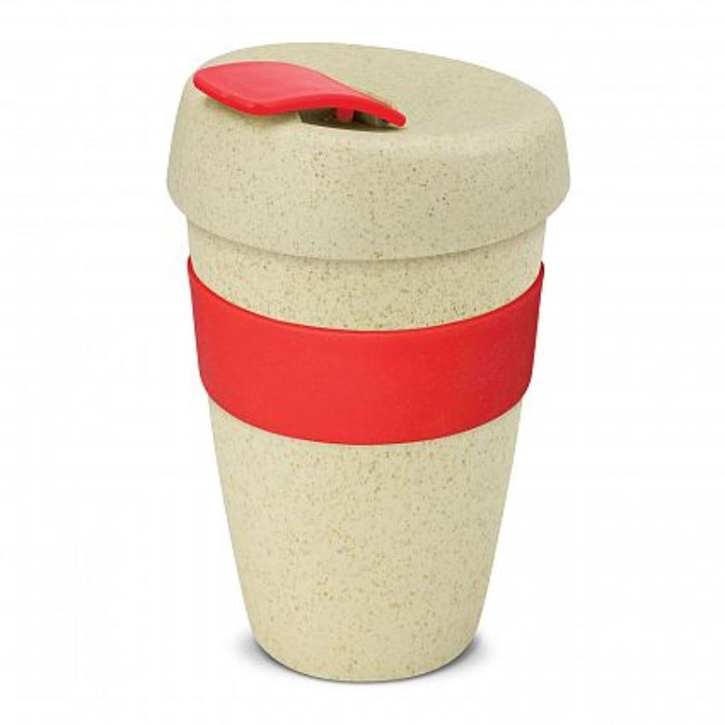 Express Cup - 480ml Natural / Red (Set of 12)