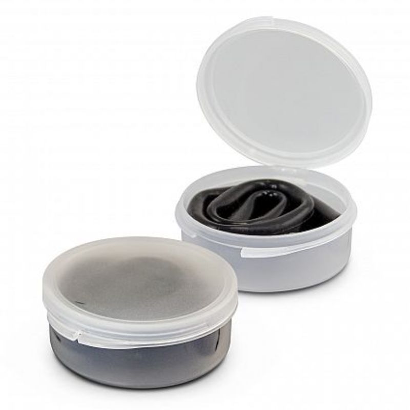 Silicone Straw with Case - Black (Set of 50)