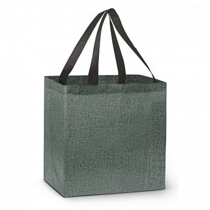 City Shopper Heather Tote Bag - Grey (Set of 30)