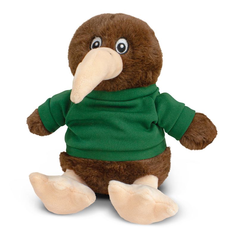 Kiwi Plush Toy - Dark Green (Set of 6)