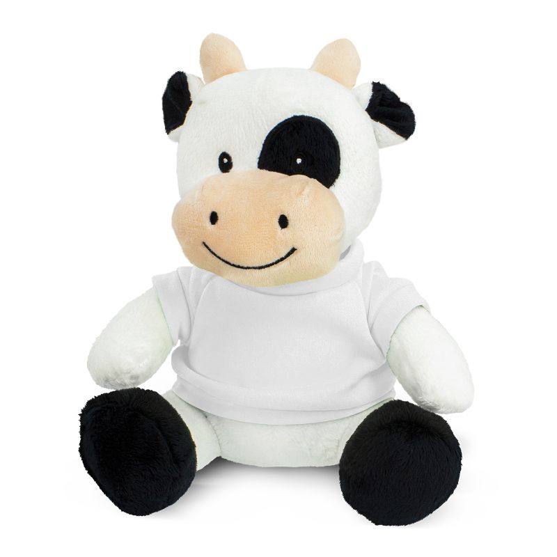Cow Plush Toy - White (Set of 6)