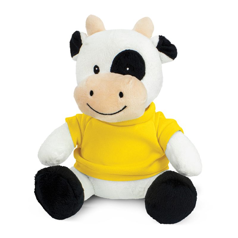 Cow Plush Toy - Yellow (Set of 6)
