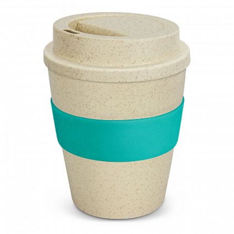 Express Cup Classic - 350ml Natural / Teal (Set of 6)