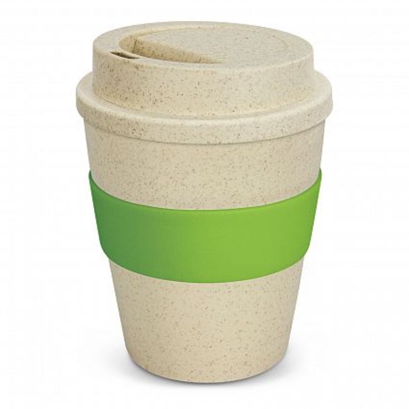 Express Cup Classic - 350ml Natural / Bright Green (Set of 12)