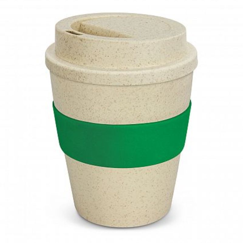 Express Cup Classic - 350ml Natural / Dark Green (Set of 12)