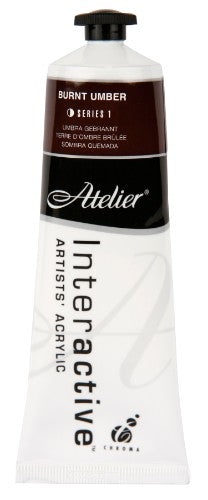Acrylic Paint - Atelier 80ml Burnt Umber