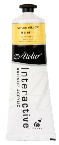 Acrylic Paint - Atelier 80ml Naples Yellow