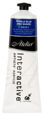 Acrylic Paint - Atelier 80ml Pthalo Blue (Red Shade)