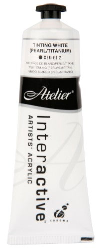 Acrylic Paint - Atelier 80ml Tinting White (Pearl Titani