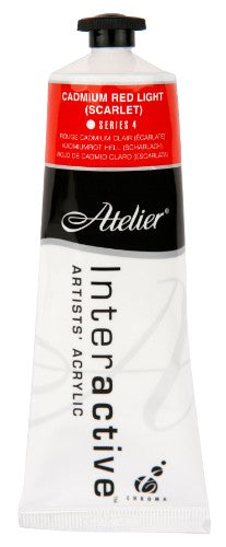 Acrylic Paint - Atelier 80ml Cadmium Red Light (Scarlet)