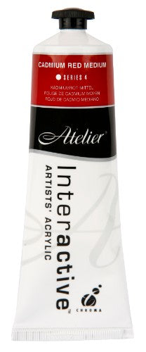 Acrylic Paint - Atelier 80ml Cadmium Red Medium