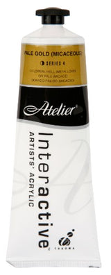 Acrylic Paint - Atelier 80ml Pale Gold