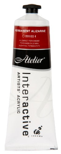 Acrylic Paint - Atelier 80ml Permanent Alizarine