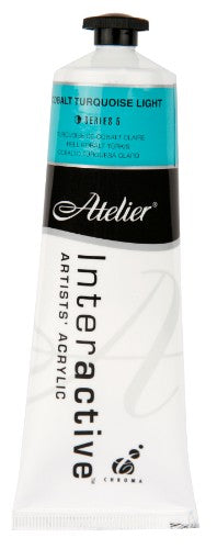 Acrylic Paint - Atelier 80ml Cobalt Turquoise Light