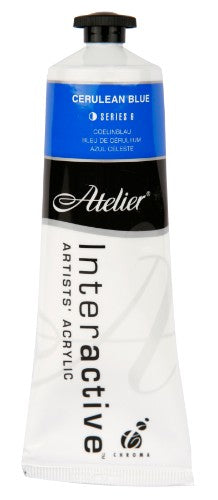 Acrylic Paint - Atelier 80ml Cerulean Blue