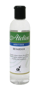 Atelier Retarder 250ml acrylic paint for versatile drying control, ideal for blending and layering in art projects.