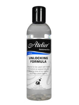 Atelier Unlocking Medium 250ml, an acrylic paint additive to enhance blending and tone control for artists.