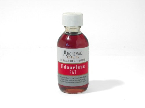 Archival Oil Odourless Fat Medium 100ml for vibrant, flexible oil painting with fast drying and no odor.